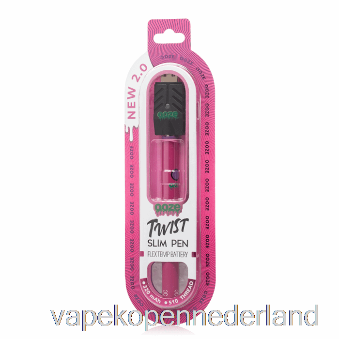 Elektronische Sigaret Vape Sijpelt Slanke Twist Pen 2.0 Flex Temp Batterij Atomair Roze